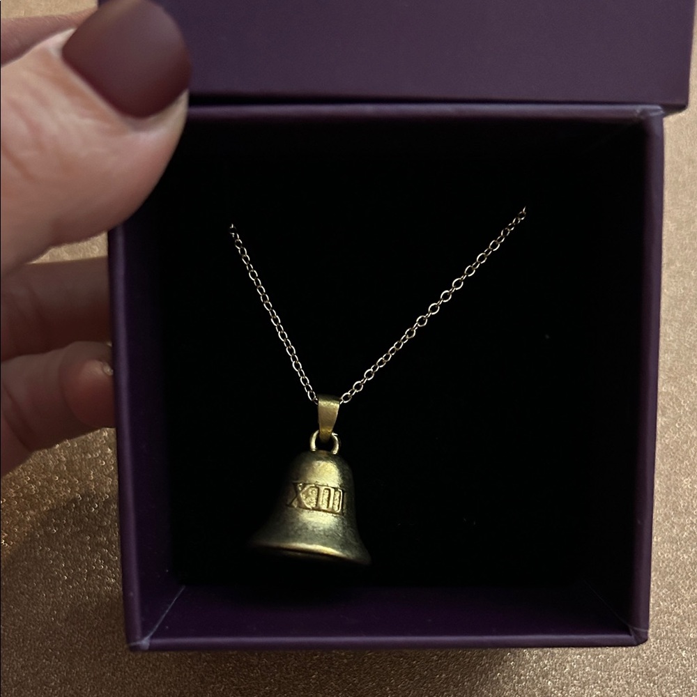 Taylor Swift Speak Now Gold Bell Pendant Necklace